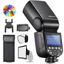 [GODOX 정규 대리점]GODOX V860III-C canon 적용 카메라 플래시 캐논용 18000s TTL 고속 동기 HSS 밝기 조절 가능 Canon 캐논 SLR 카메라용