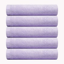 수건하다 고급 대나무 뱀부얀 호텔 수건 150g 5매 10매, 5장, 연보라색