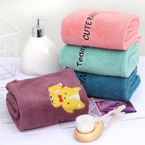 샴푸 머리수건 샤워타올 헤어두건 헤어캡 샤워수건 샤워두건 머리감기 샤워 헤어타올 건조수건 퀵드라이수건/정직한사람들, BT-핑크