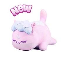인형 Meemeow Aphmau 플러시 Meemeows 음식 고양이 Plushie Bunle Ahpmau 프렌치 프라이 버거 베개 완구 Kawaii Cute Plushy Cats, [18] moon cat