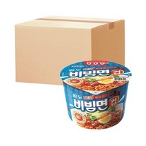 팔도 비빔면컵 115g 16입 박스 맛있는 컵라면 즉석 한끼 간식 밥 라면 라멘 점심 면 종류 가격 차박 음식 여행 캠핑 야식, 비빔면컵 115g x16입