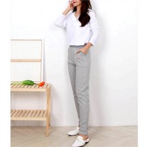 오노마 오노마 ONM 여성 데일리 편한 슬림핏 강아지 세미 밴딩 팬츠 바지 (9088232)