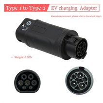 전기차 충전기 가정용 완속 충전 케이블 16A 220V 비상용 휴대용 이동형 컨버터, j1772에서 type2로