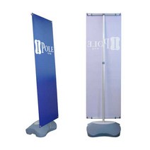 물통배너 입간판 배너거치대 70x200cm 단면, 가존시안 글씨추가, 현수막 70X200