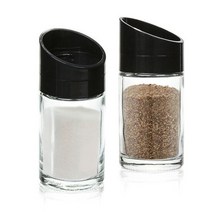 루미낙 루미바이 유리원형 소금/후추통 100ml 2P세트, 단품
