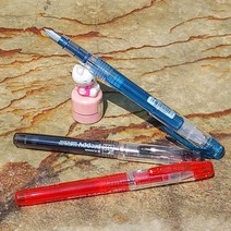 일본산 PLATINUM 만년필 New preppy 0.2mm EF촉, 레드