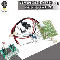 블루투스 스피커 diy kit 블루투스스피커만들기전자 재미 있은 키트 음성 제어 멜로디 램프 led 멜로디 빛 diy 생산 모음 학습 전자 키트 pcb 실험실
