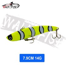 도보 물고기 침몰 진동 낚시 미끼 10g 14g 18g 22g 하드 인공 VIB 겨울 얼음 파이크 태클 Isca Pech, 14 Type B-14g, 1개