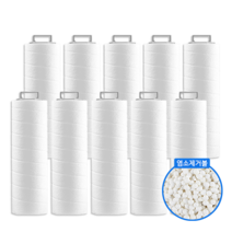 이온폴리스 호환필터10개 듀벨F15수도애 한경희피부애 녹물염소제거, 1개