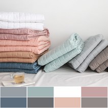 파코홈 5cm 커진 굿메이드 60수 샤틴 고밀도 면 고정밴드 침대패드SS/Q/K/LK 9color, 코랄핑크