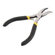 8경량 휴대용 내구성 탄소 강 단조 보석 구슬 만들기 미니 펜 치 도구 라운드 플랫 긴 코, 08 type 6
