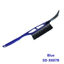 제설작업 도구 눈치우는도구 제설 용품 다기능 자동차 스 스크레이퍼 스노우 리무버 삽 브러시 창 앞 유리 앞 유리 제빙 청소 긁는, 블루-sd-x007b