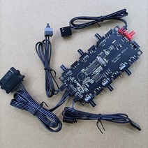 RGB AURA ARGB 케이블 분배기 허브 케이스 온도 제어 컨트롤러 연장 어댑터 LED 스트립 라이트