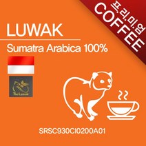 수마트라 200gSRSC930CI0100A02 원두커피 아라비카 코피루왁, 아주굵게분쇄_프렌치프레스(F)