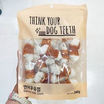 Think your Dog Teeth 연어우유껌 CT1 15P, 단품, 단품
