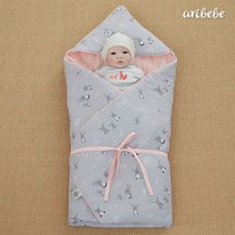 아리베베 출산준비물 필수아이템 사계절 겉싸개-토끼, 단품