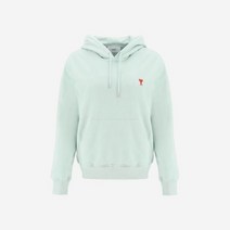 아미 스몰 하트 로고 후드 스웨트셔츠 페일 그린 de Coeur Hood Sweatshirt Pale Green