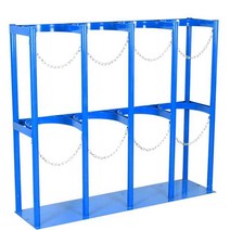 가스 용기 보관함 거치대 고정 보관 산소통 스탠드형, 24cm