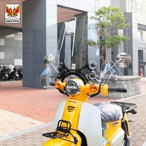 21-23 혼다 슈퍼커브110 이소타 숏 윈드 스크린 40cm WA-001, 롱(60cm)