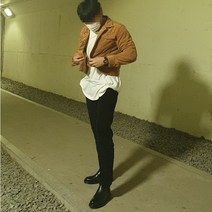 스웨이드 라이더 숏 자켓 (one) 시즌전세일 스웨이드자켓