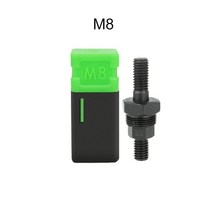 전동 공구 무선 드릴 M3-M12 6-32 8-32 10-24 1/4-20 5/16-18 3/8-16 1/2-13 핸드 너트 리벳 건 도구 용 리벳 건 부품 나사산 맨드릴, M8