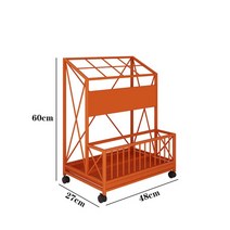 깔끔한 대용량 우산 꽂이 대형 업소 학원 식당 가게, 오렌지