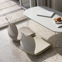 로이 좌식의자 등받이의자, 색상:베이지