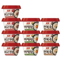 동원 양반 쇠고기죽 4개+야채죽 3개+전복죽 3개 총 10개