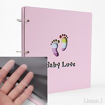 리시안제이 30매 아기 성장앨범 포토북 100일 앨범 커플 포토 앨범