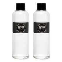 일라토스 디퓨저 200ml 리필2개 발향좋은 대용량 프리지아 블랙체리 머스크 15종 향 총400ml, ILR/화이트머스크1개 + ILR/레몬1개