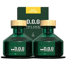 도그독 차량용디퓨저 100ml [1+1세트], 1세트, 쿨민트