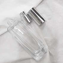 캔들바다 향수용기 유리스프레이용기 - 조-론 긴사각 실버 30ml
