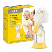 Medela 수동 유축기 편안한 모유 수유 유연한 보호막 한손 펌프, Harmony