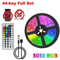 LED 전등 교체 방등 형광등 기판 거실등 스트립 조명 USB Led RGB 테이프 5050 5V 유연한 램프 테이프 리본 크리스마스 조명 장식 집 장식용, 03 44키, 03 1500만