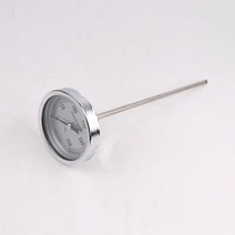 고온 바이메탈 튀김온도계 26cm 조리용온도계 바이메탈온도계 접촉식온도계 튀긴온도계 액체온도계, 단품
