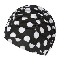 철인3종경기 마라톤 수영 스포츠악세사리 싸이클xig 주름 꽃 꽃잎 패브릭 수영 모자 수영장 해변 해변 보호 긴 머리 귀 입욕 모자 여성 성인 모자, 주름진 노란색