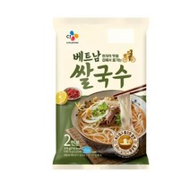 CJ더마켓 즉석식품 밀키트 간편식품 탑티어 베트남 쌀국수 밀키트 쌀국수면 숙주나물 국수 냉면 375G, 40개