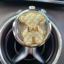 곰돌이방향제 차량디퓨저 벤츠 볼보 재규어, 블랙체리, 4.룸미러형블랙, 1개