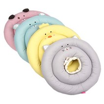 패리스독 베프카라 강아지 고양이 넥카라 깔대기, 베프 블루 곰 2XL