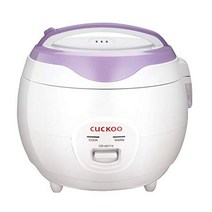 Cuckoo CR-0671V Basic Electric Small Rice Cooker Warmer 6 cups Rice Spatula Drain Dish Detachab, 1