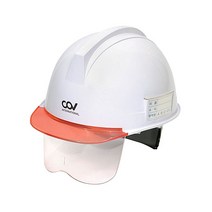 녹색안전 보안경 일체형 아이디카드 안전모-보안경 일체형 안전모 스크래치 예방 코팅