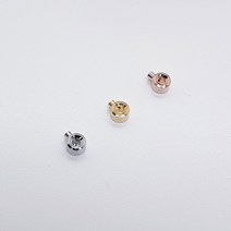 고급 고정볼 누름볼 마감부자재3.2mm(4개), 로즈골드(핑크), 4개
