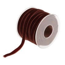 20yds 세련된 레이스 트림 재봉 공예 벨벳 다채로운 리본 1cm Forclothes 신발 가방 장식품 선물 포장 꾸밈, 커피, 설명
