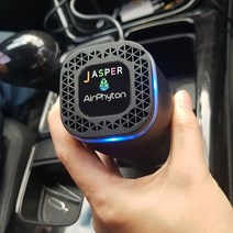 피톤치드 차량용 방향제 제스퍼 에어피톤 (배터리형), 블랙(C-type)-피톤치드