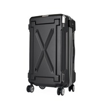 LEGEND WALKER 아웃도어 캐리어 생활방수 지퍼타입 24인치 블랙6304 Outdoor Hard Luggage Waterproof zipper 24inch black6304