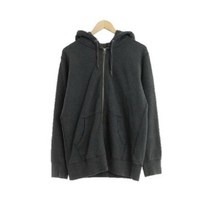 유니클로 그레이 면 후드집업 남자 2164