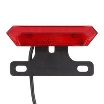 킥보드 electric bicycle brake48V 야간 조명 브레이크 플래시 방수 테일 LED 램프 안전 경고 전기 자전거, 01 라이트 그레이, 한개옵션1