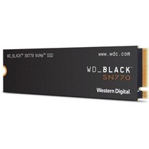 Western Digital WD 블랙 SN770 2TB NVMe PCIe 4.0 x4 M.2 내부 게이밍 SSD144629