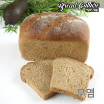 [브레드컬쳐] 무염 통밀식빵 (비건 보성통밀), 통으로