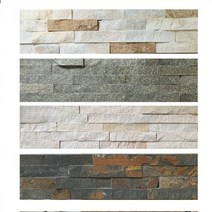 천연석 벽 마감재 외벽제 돌 노출 콘크리트 패널, A. 15cm x 60cm